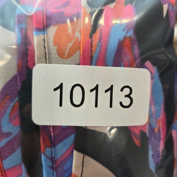 Womens Topshop Multicolor Floral Tie-Front Blazer Jacket Long Sleeve Size 6 - Picture 7 of 7